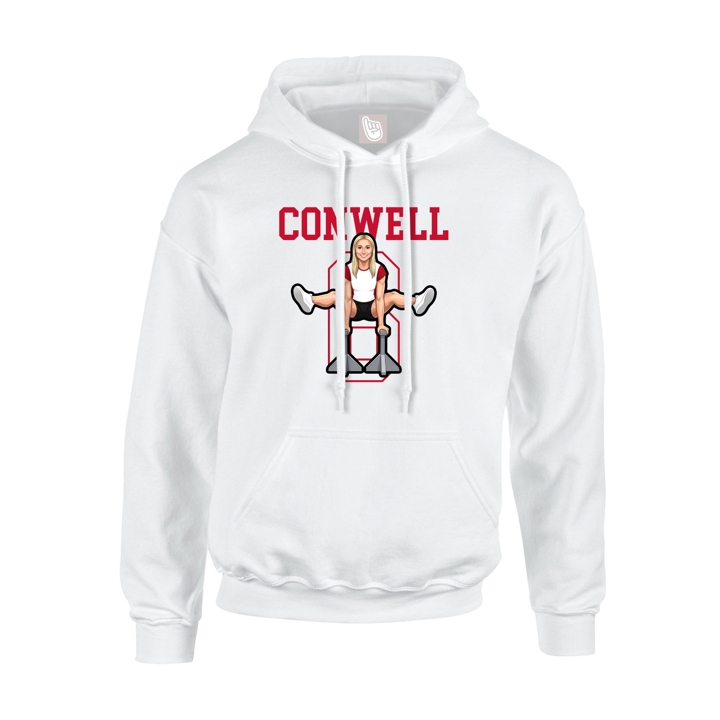 Youth Hoodie — Shirsey in White