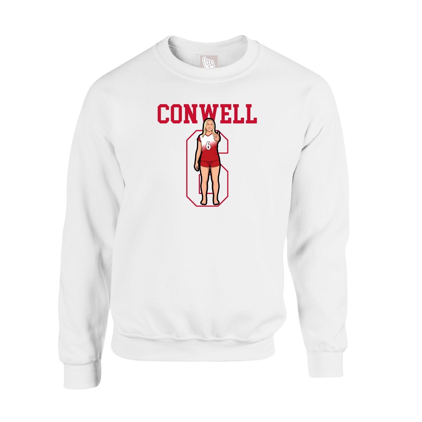 Fleece Crew — Shirsey in White