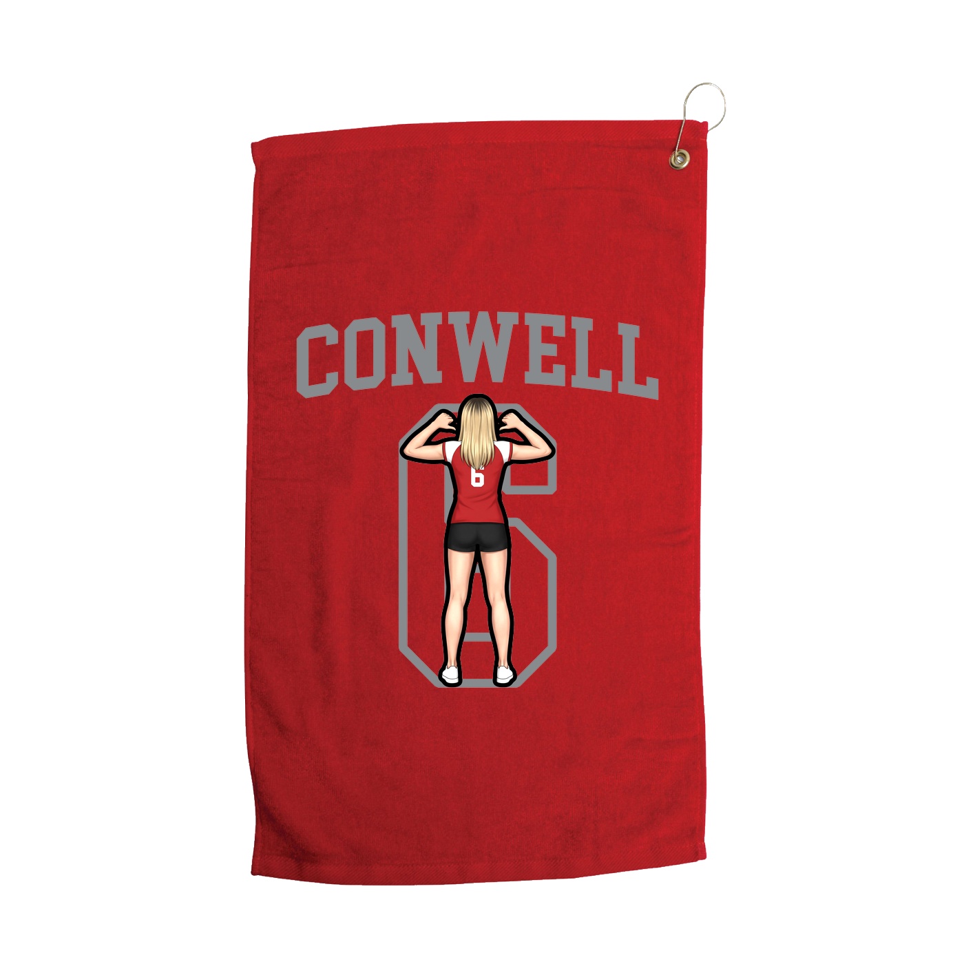 Golf Towel — Shirsey in Red