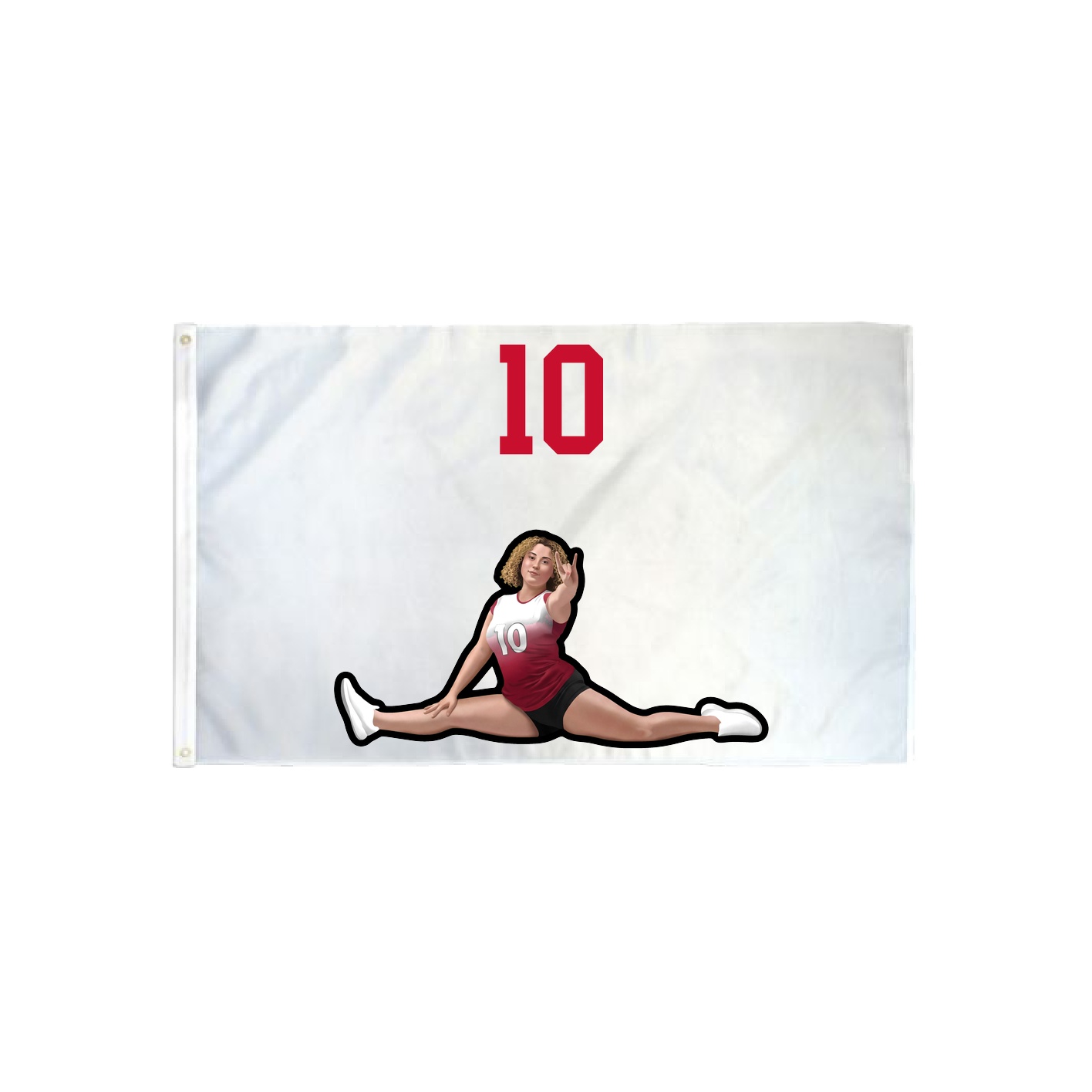 3x5 Flag — Number Top in Classic