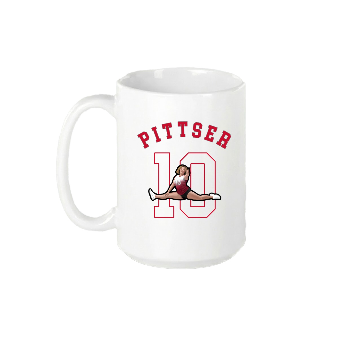 15oz Coffee Mug — Shirsey Arch in White