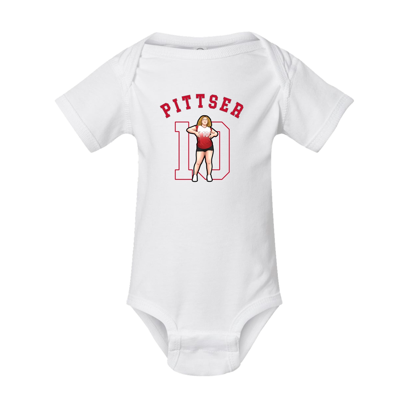 Baby Onesie — Shirsey Arch in White