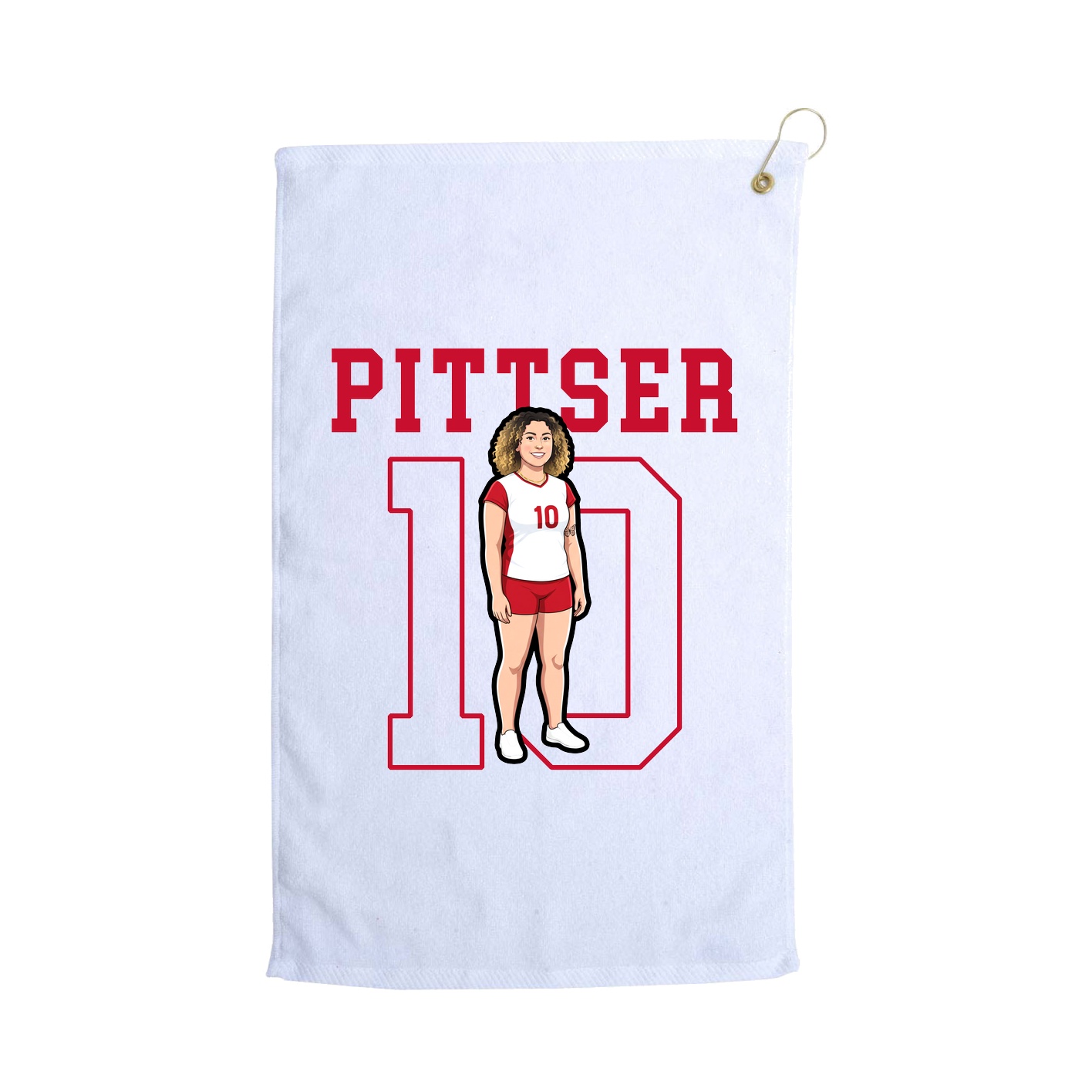 Golf Towel — Shirsey in White
