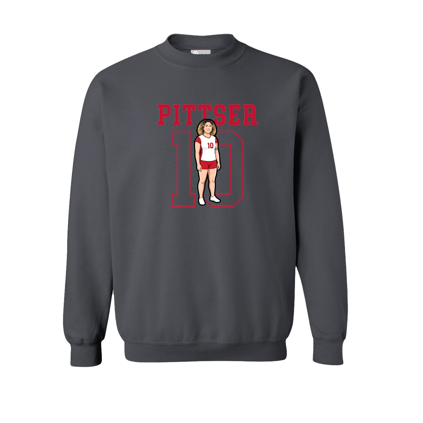 Fleece Crew — Shirsey in Grey