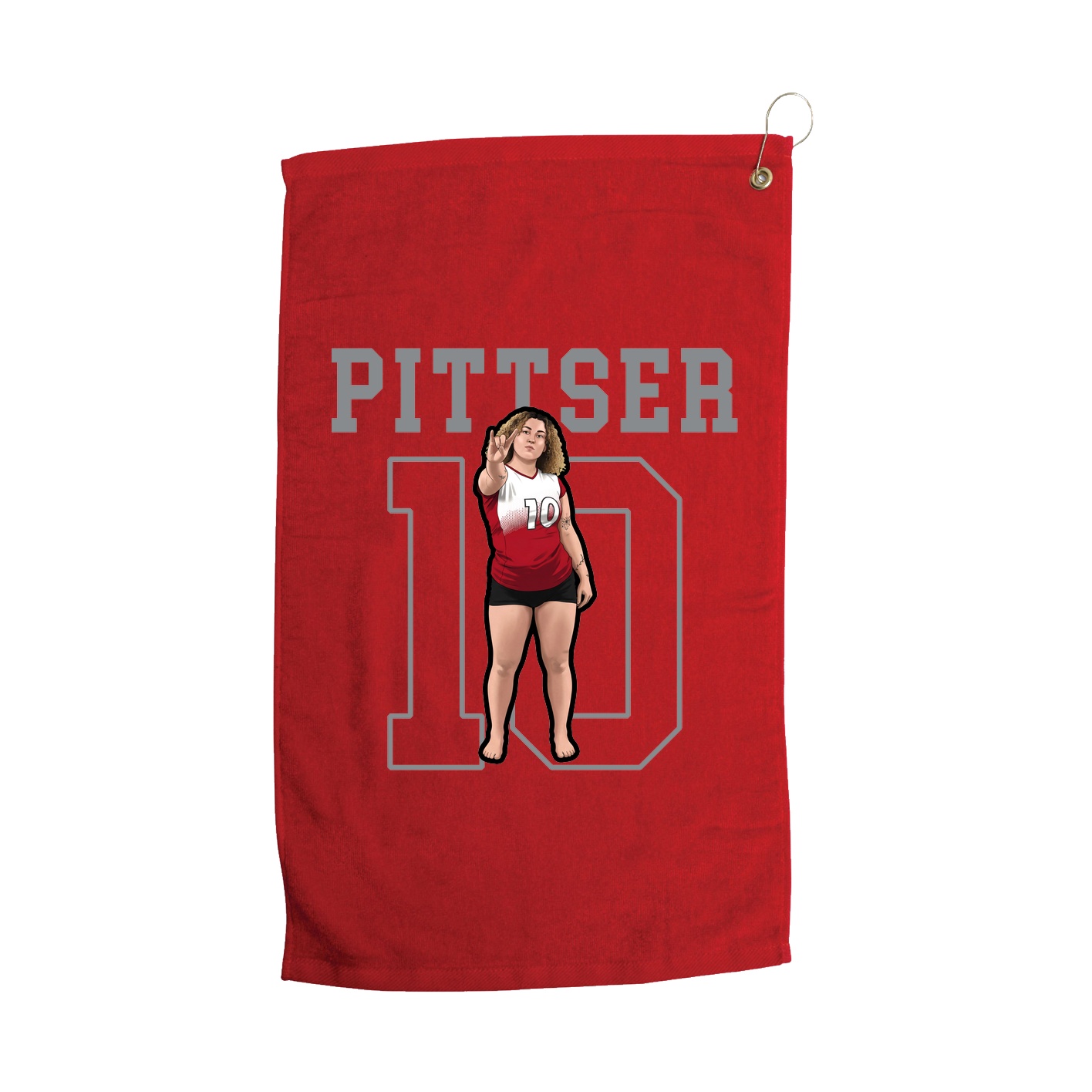Golf Towel — Shirsey in Red