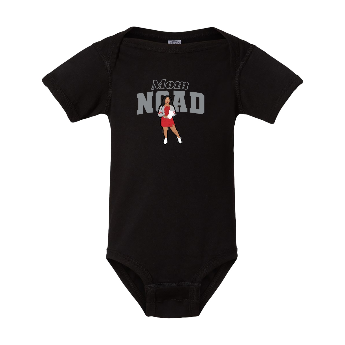 Baby Onesie — Mothers Day Block in Black