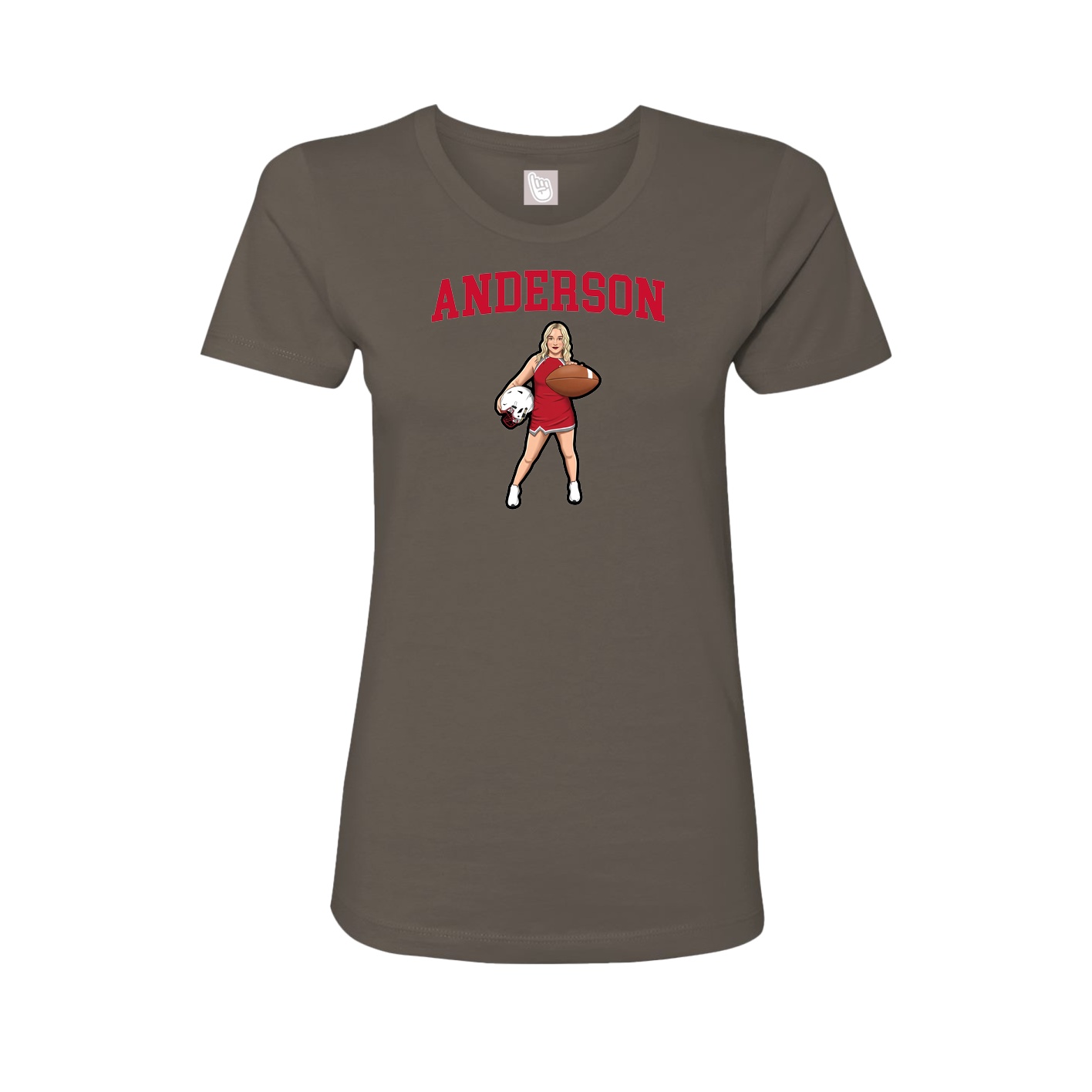 Fitted Women's Tee — Shirsey in Grey