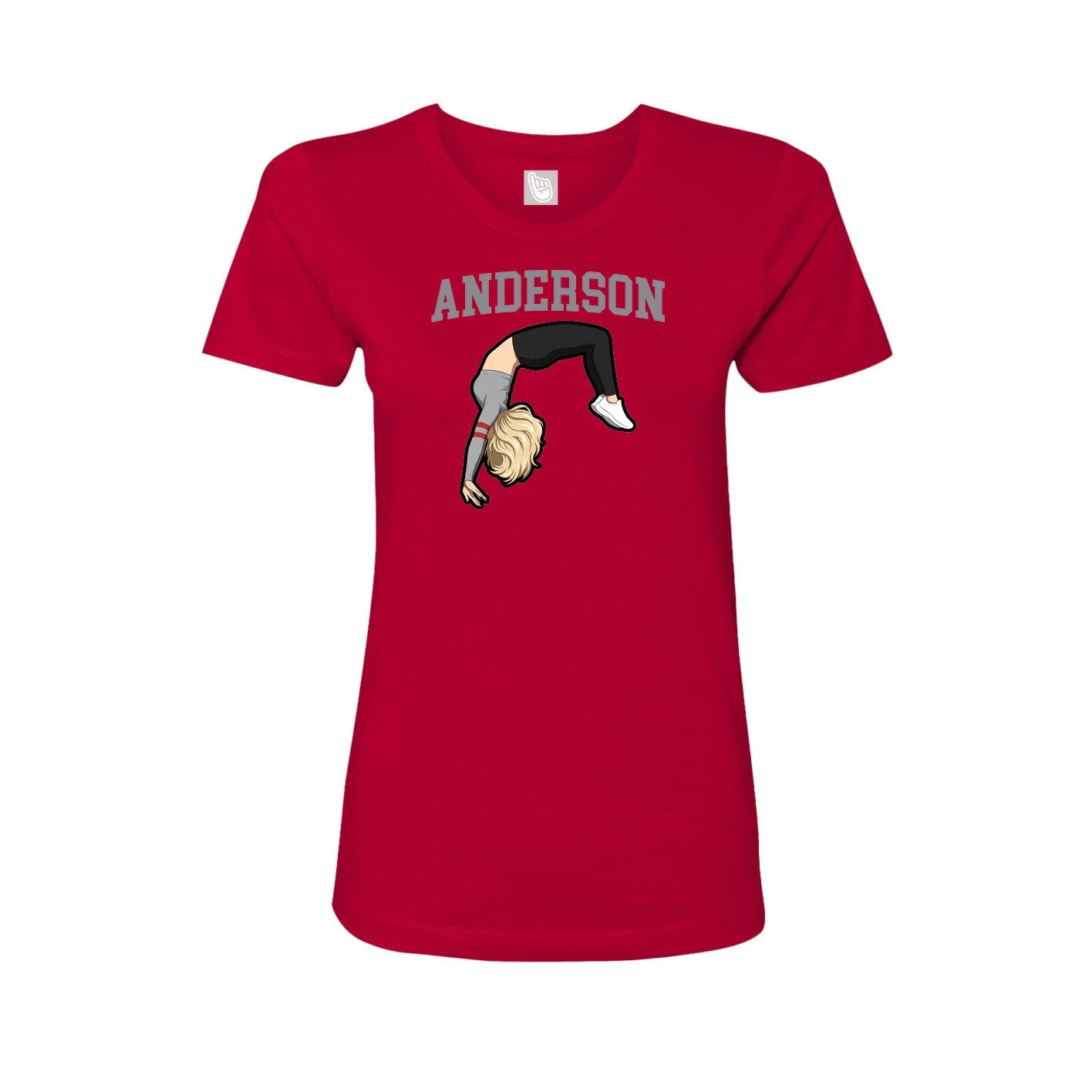 Fitted Women's Tee — Shirsey in Red
