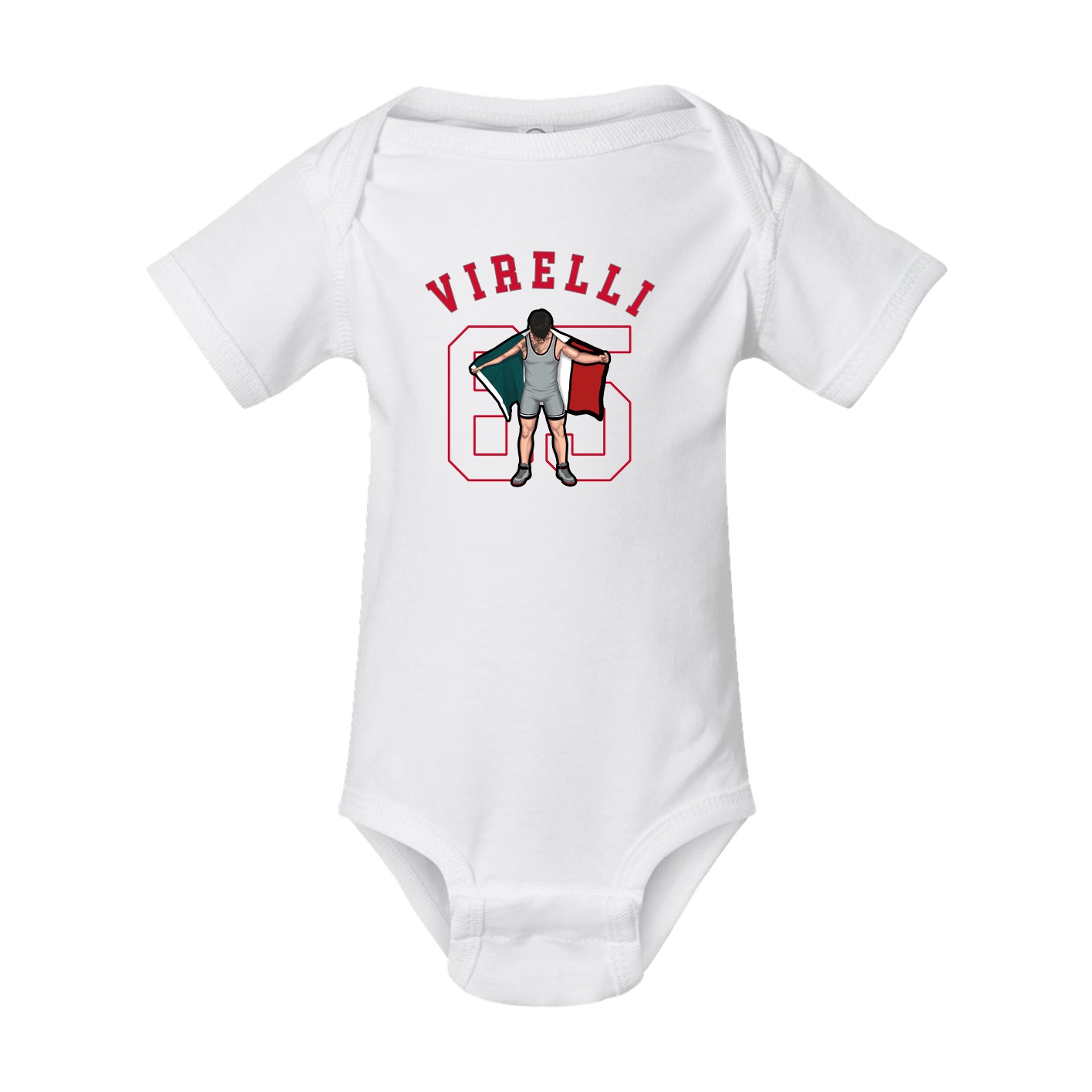 Baby Onesie — Shirsey Arch in White