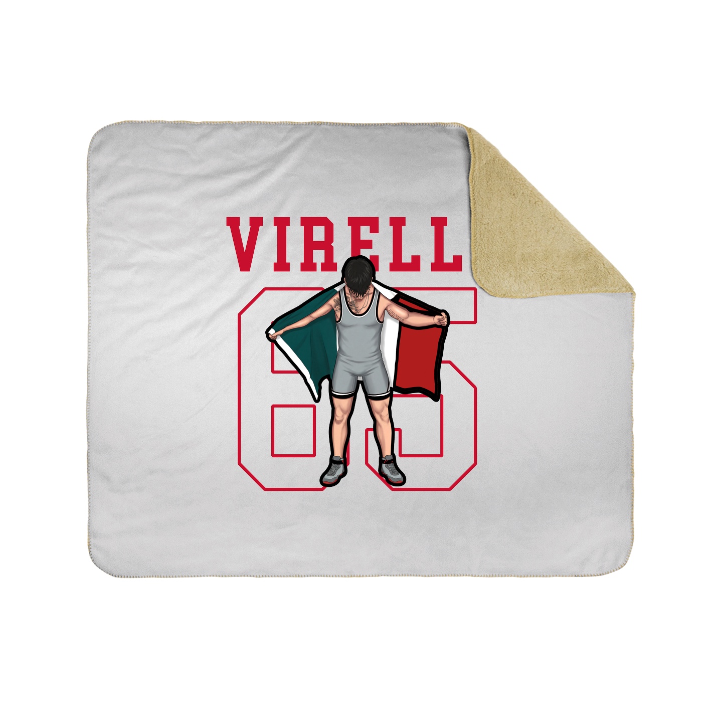 Throw Blanket — Shirsey in White