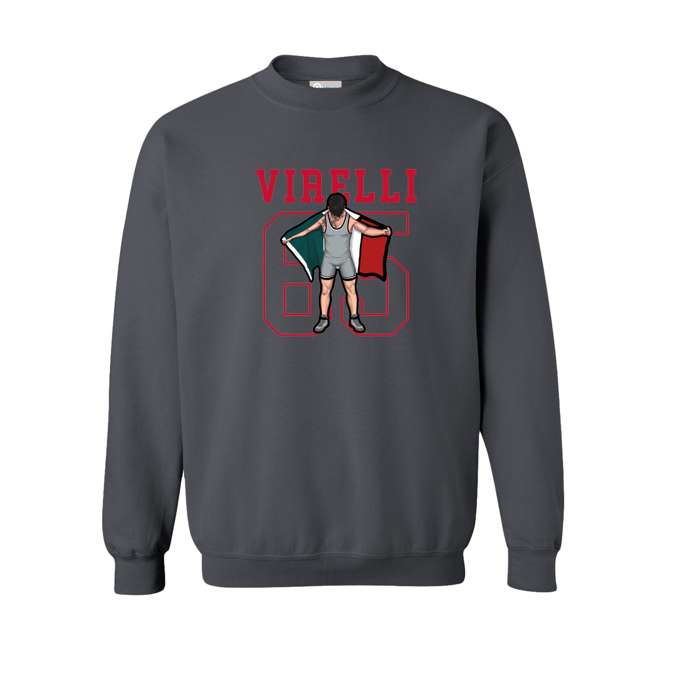 Fleece Crew — Shirsey in Grey