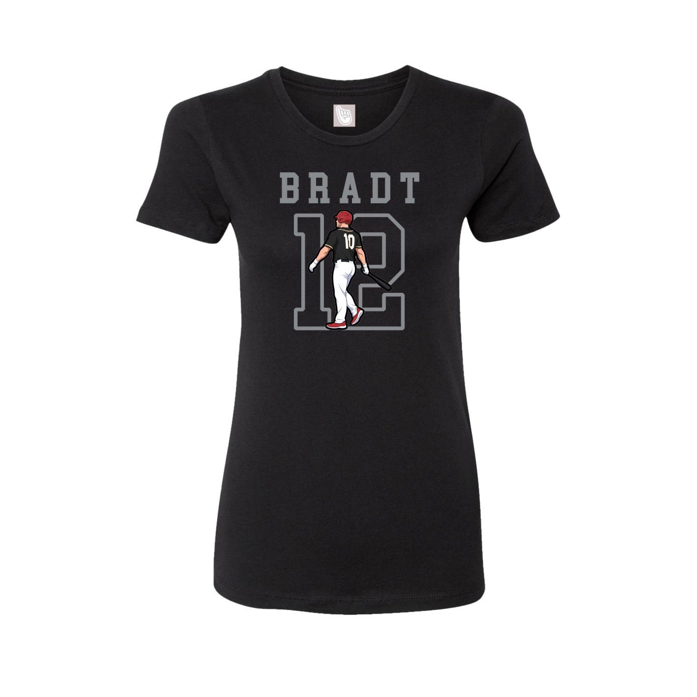 Fitted Women's Tee — Shirsey in Black