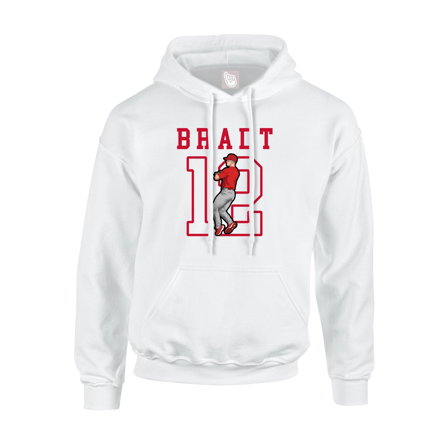 Hoodie — Shirsey in White
