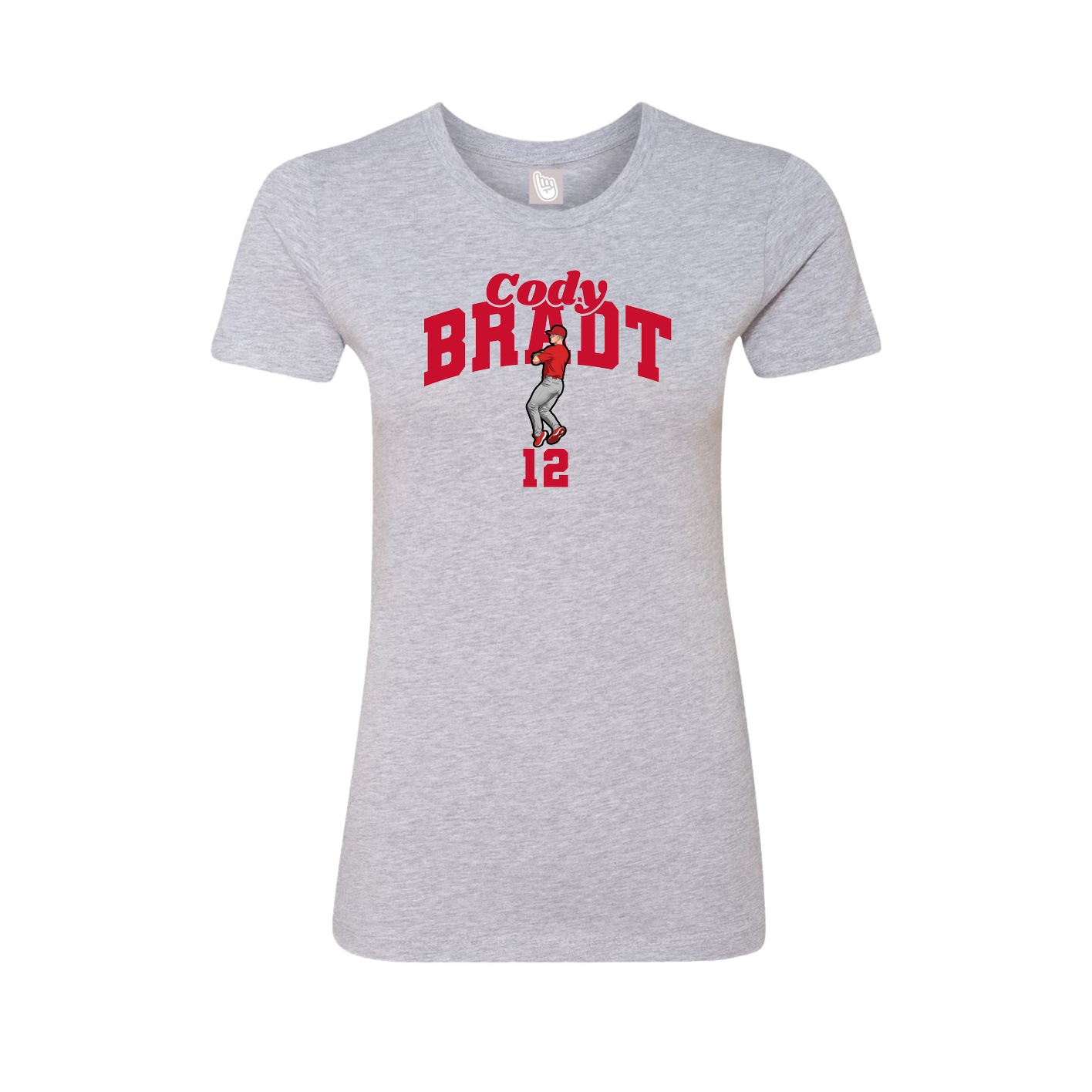 Womens Tee — Signature Arch in Grey
