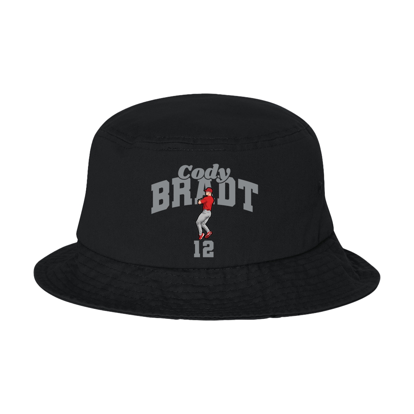 Bucket Cap — Signature Arch in Black