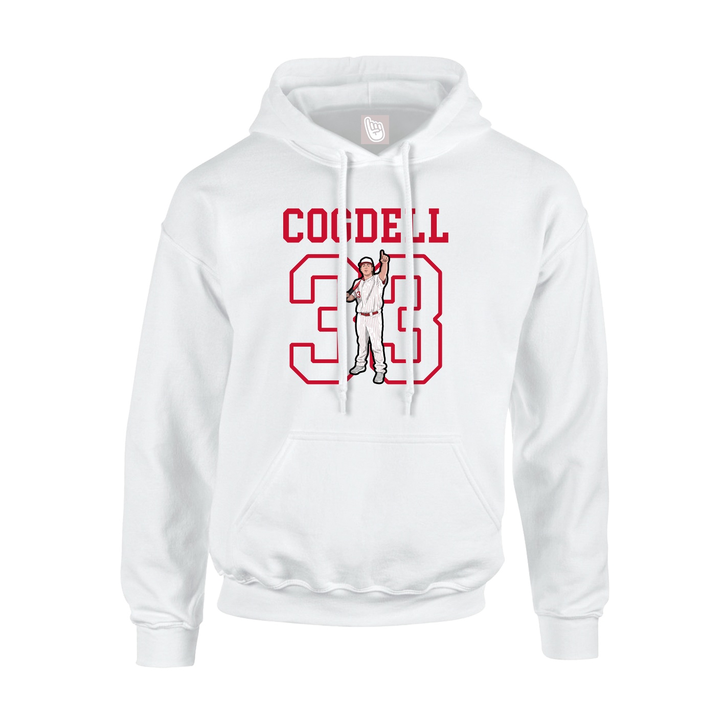 Hoodie — Shirsey in White