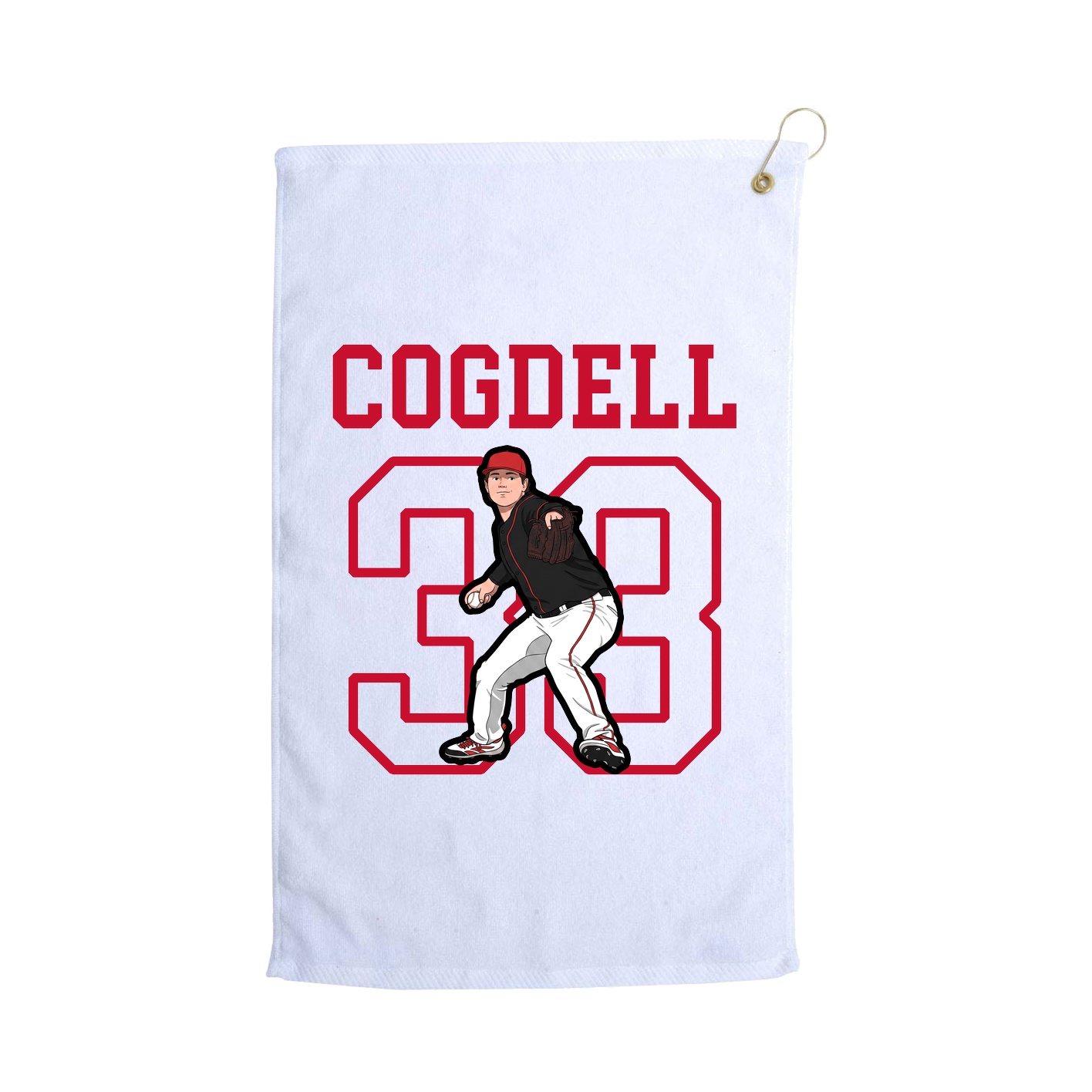 Golf Towel — Shirsey in White