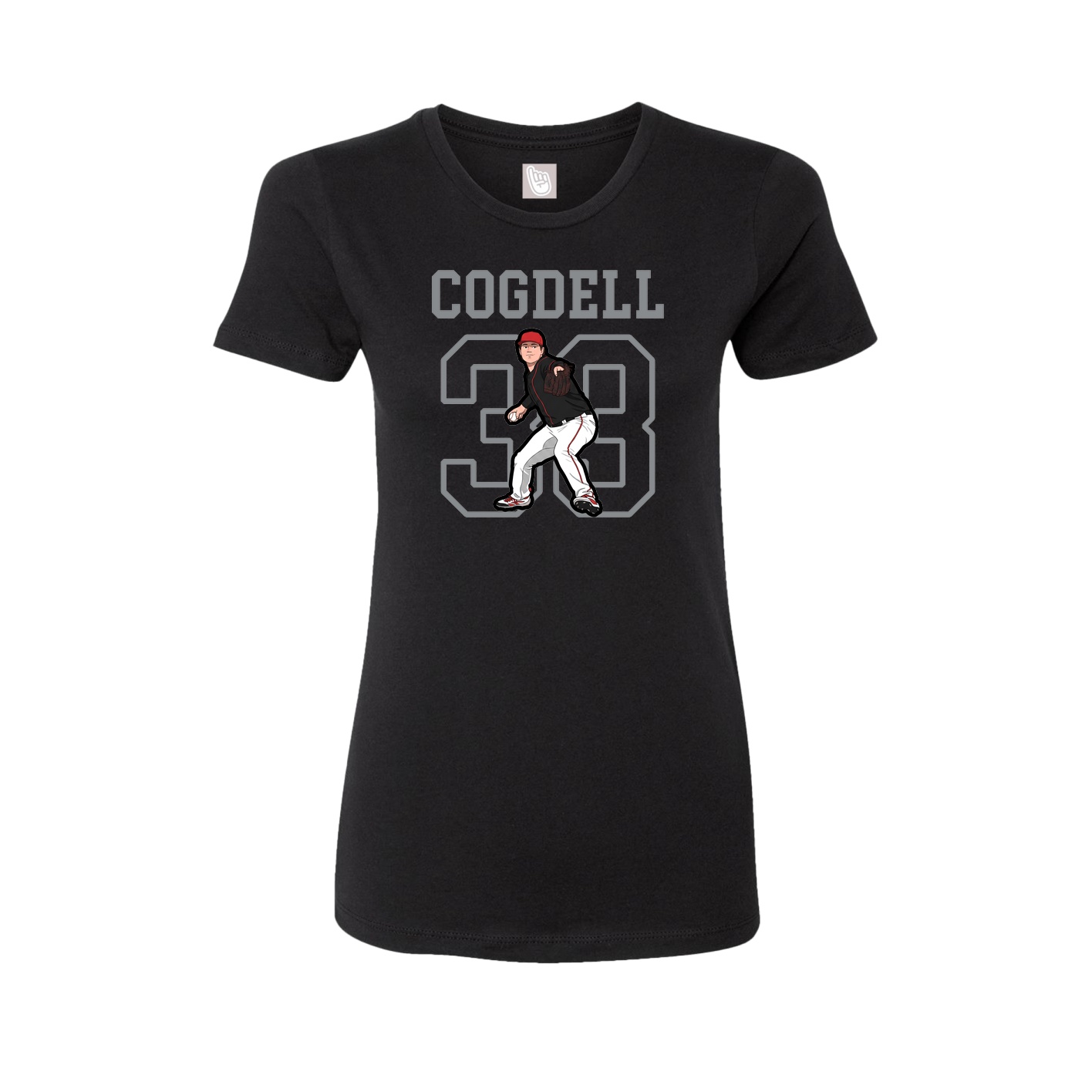 Fitted Women's Tee — Shirsey in Black