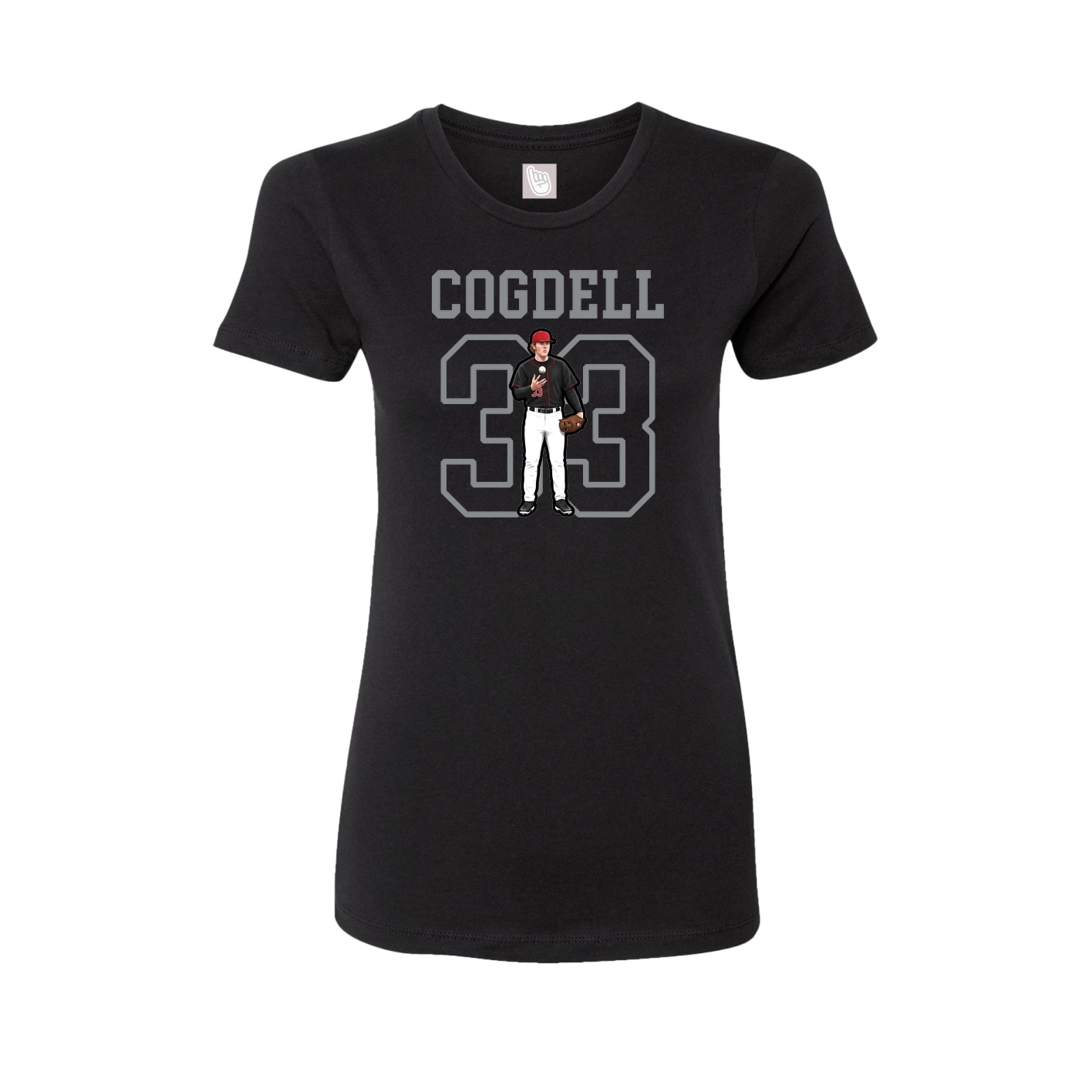 Fitted Women's Tee — Shirsey in Black