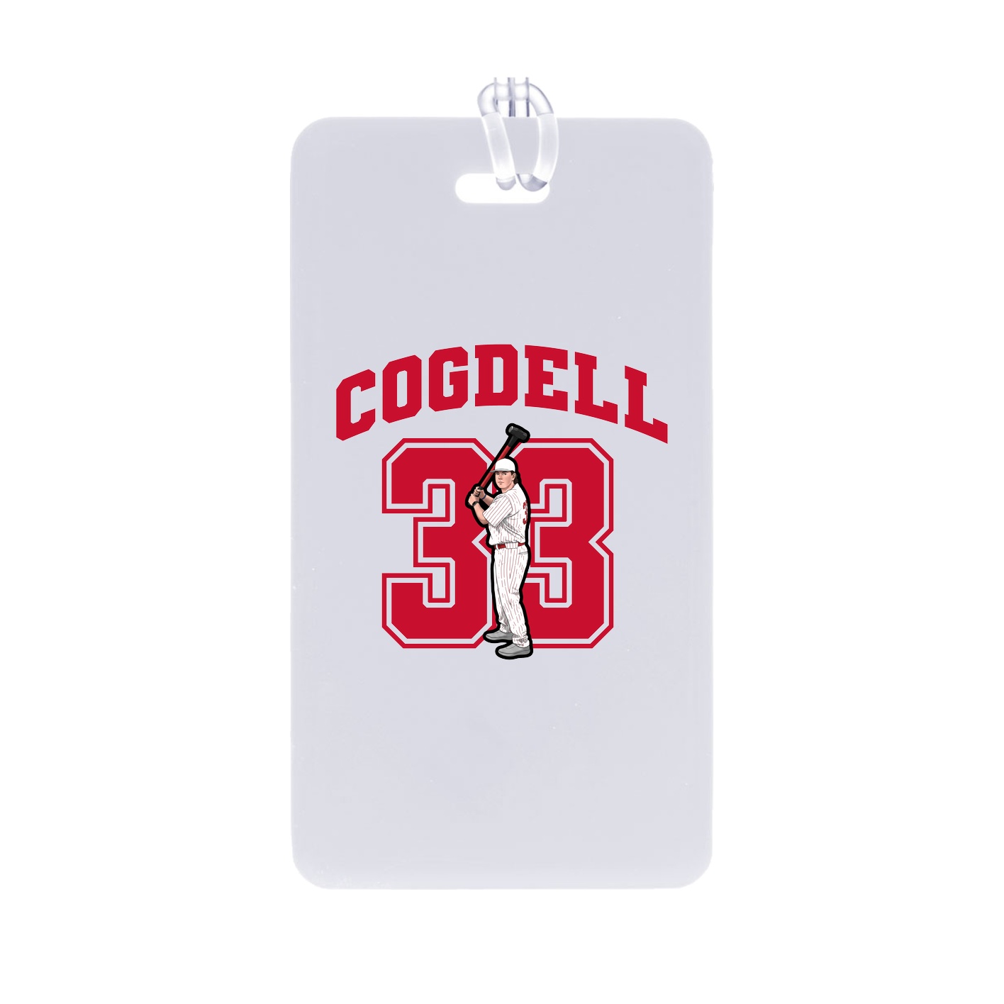 Bag Tag — Number in Classic
