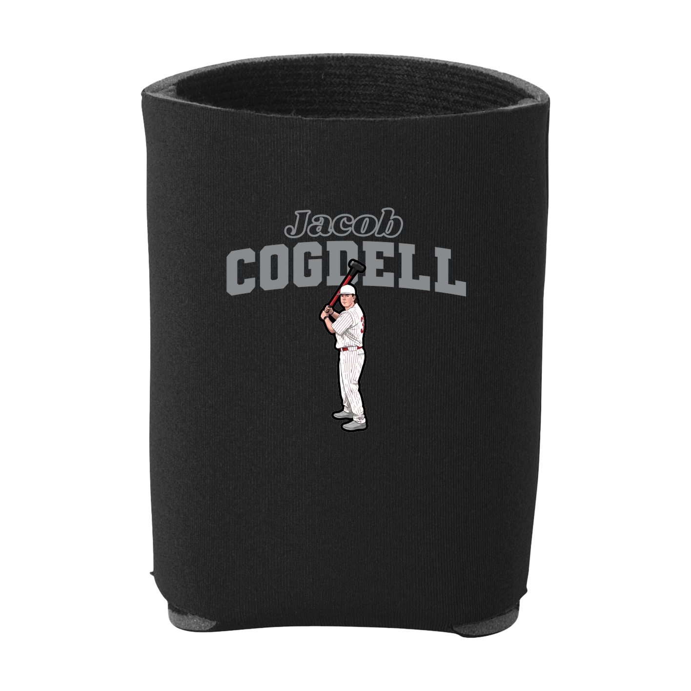 Can Holder — Name Arch in Black