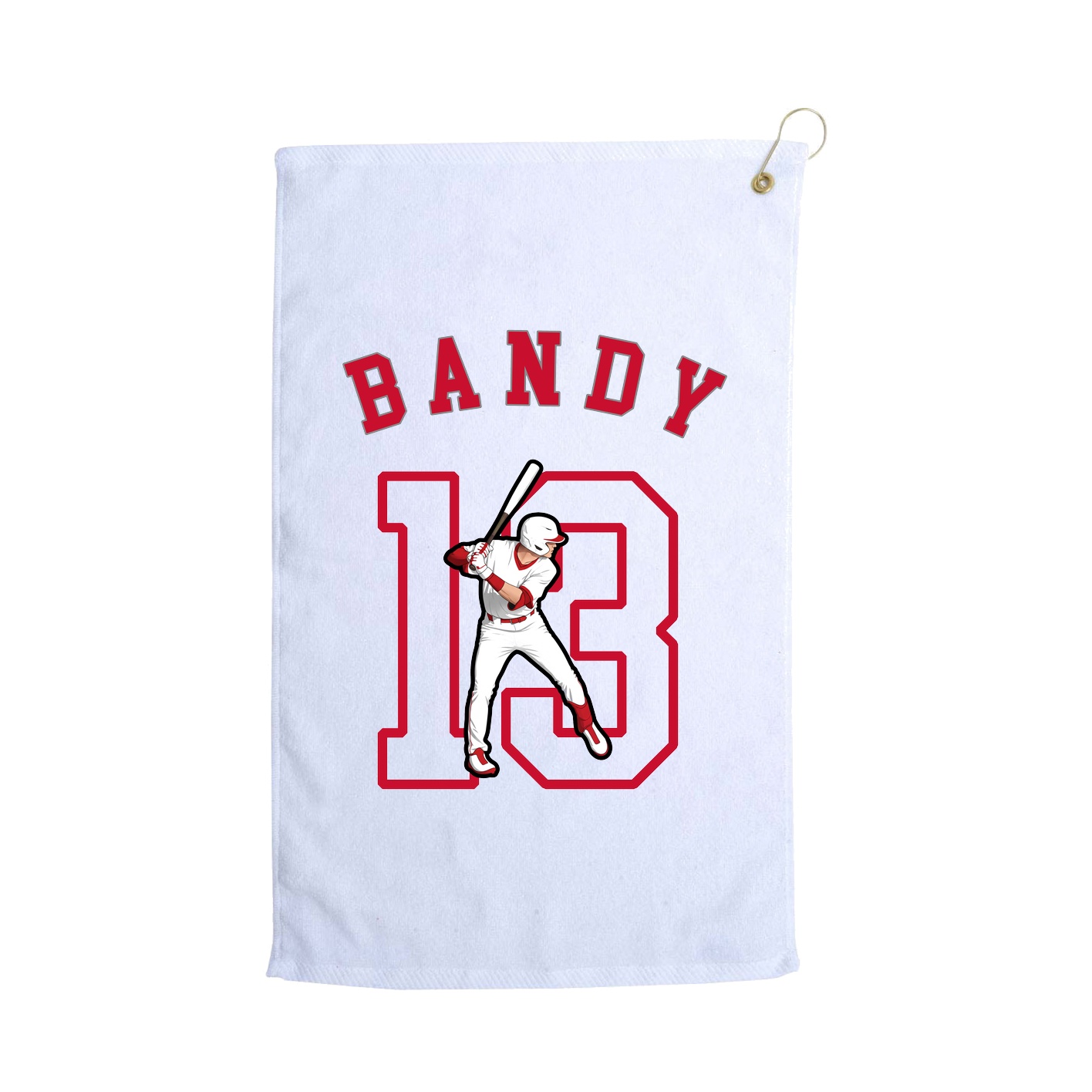 Golf Towel — Shirsey Arch in White