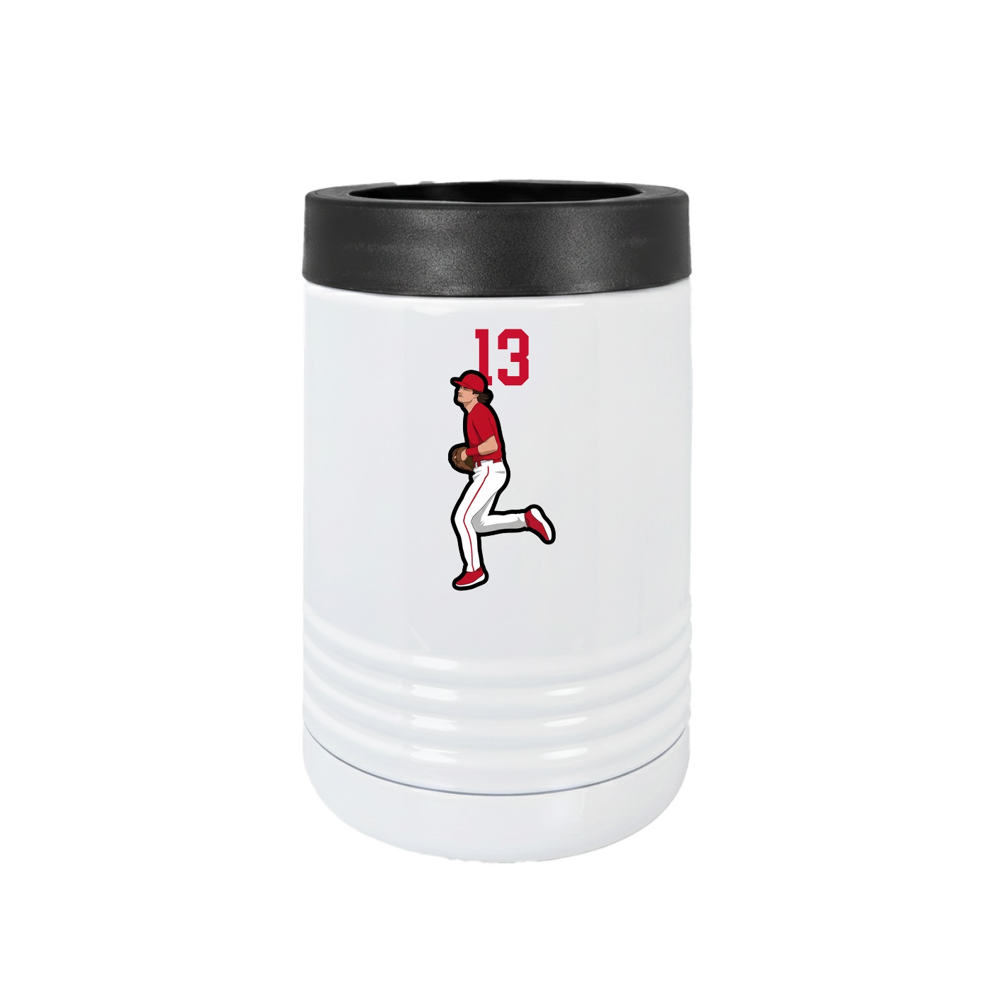Beverage Holder — Number Top in White