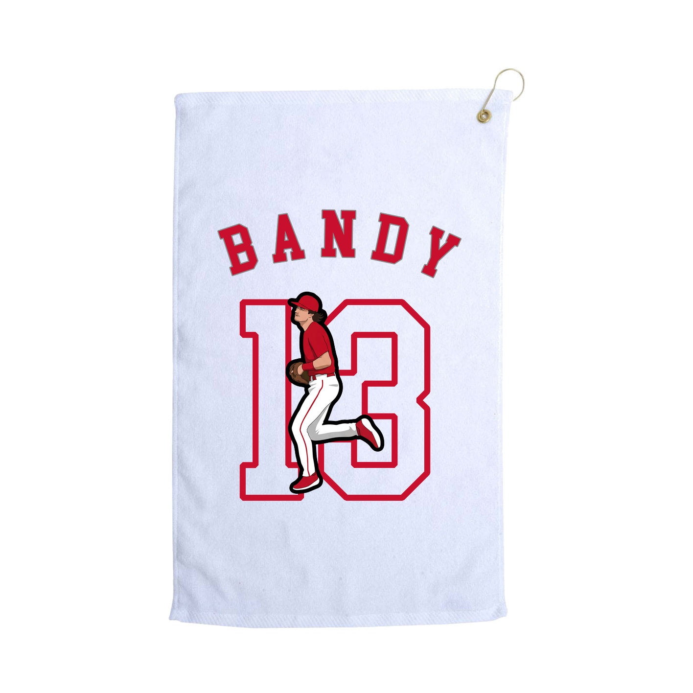 Golf Towel — Shirsey Arch in White