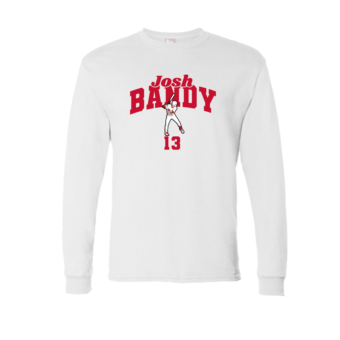Long Sleeve Tee — Signature Arch in White