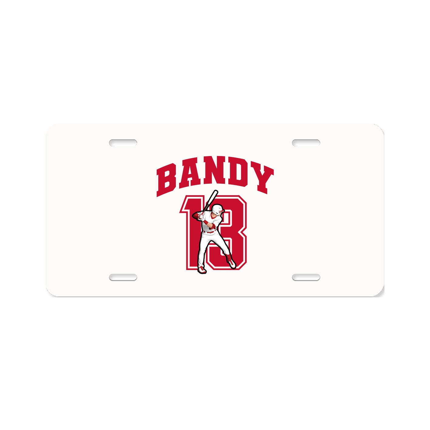 License Plate — Number in Classic