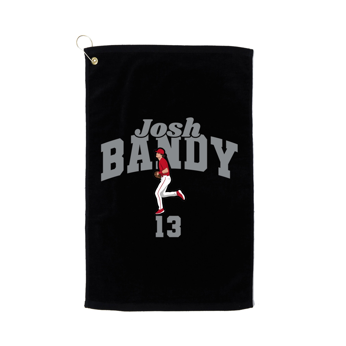 Golf Towel — Signature Arch in Black