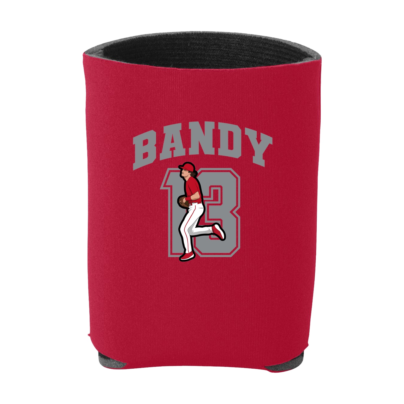 Can Holder — Number in Red