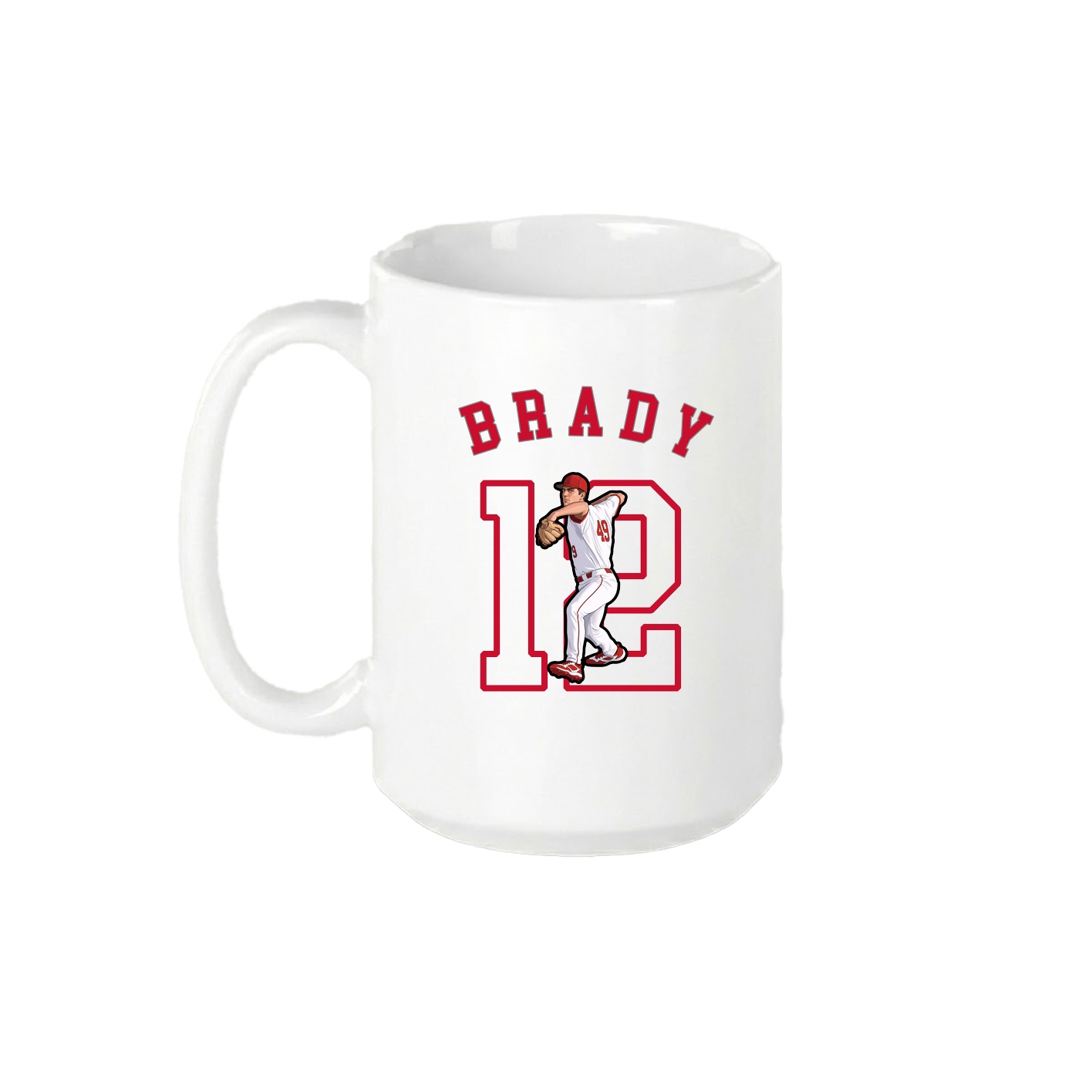 15oz Coffee Mug — Shirsey Arch in White