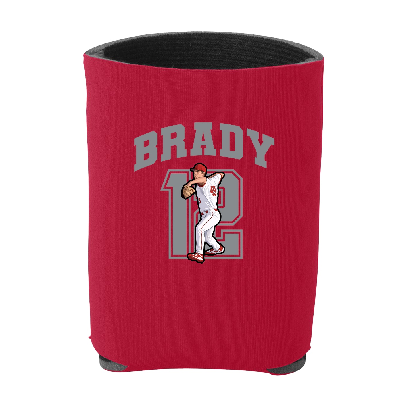 Can Holder — Number in Red