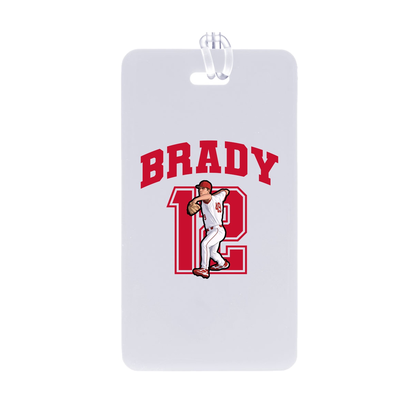 Bag Tag — Number in Classic