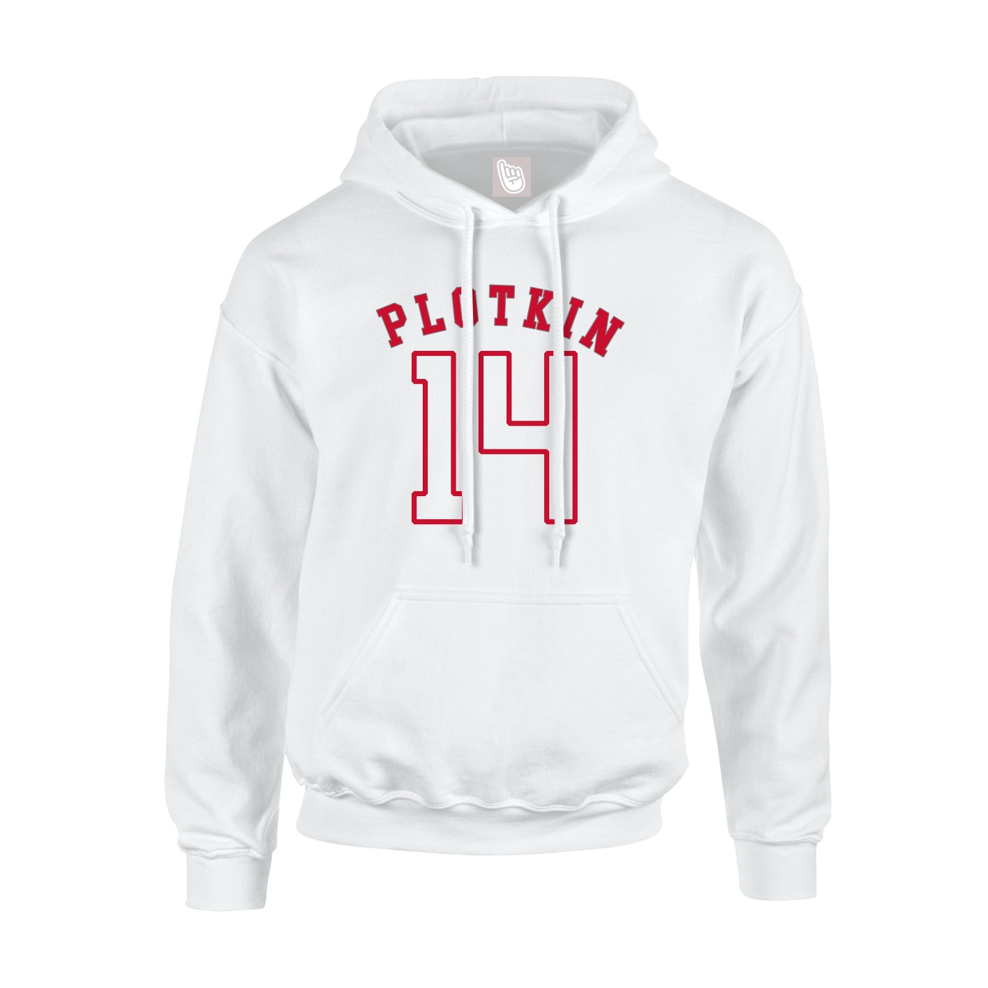 Youth Hoodie — Shirsey Arch in White
