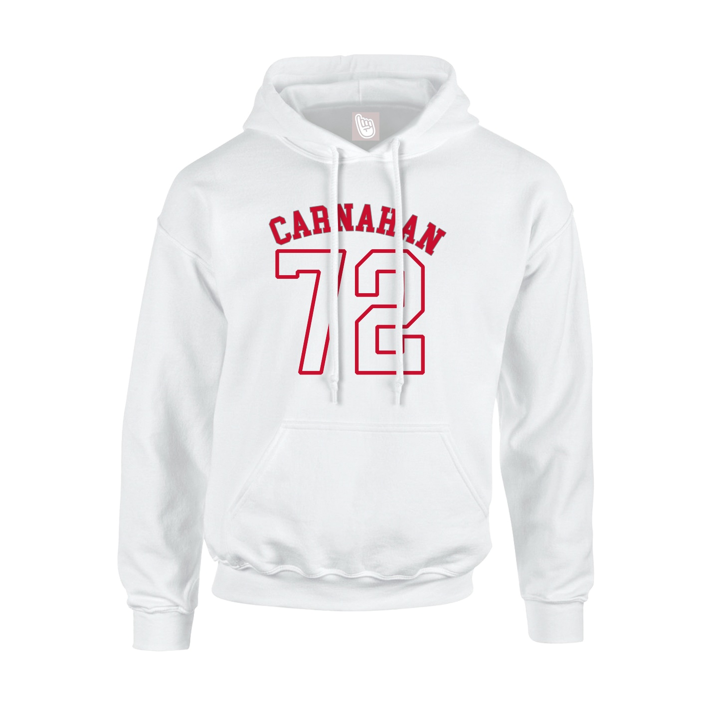 Hoodie — Shirsey Arch in White