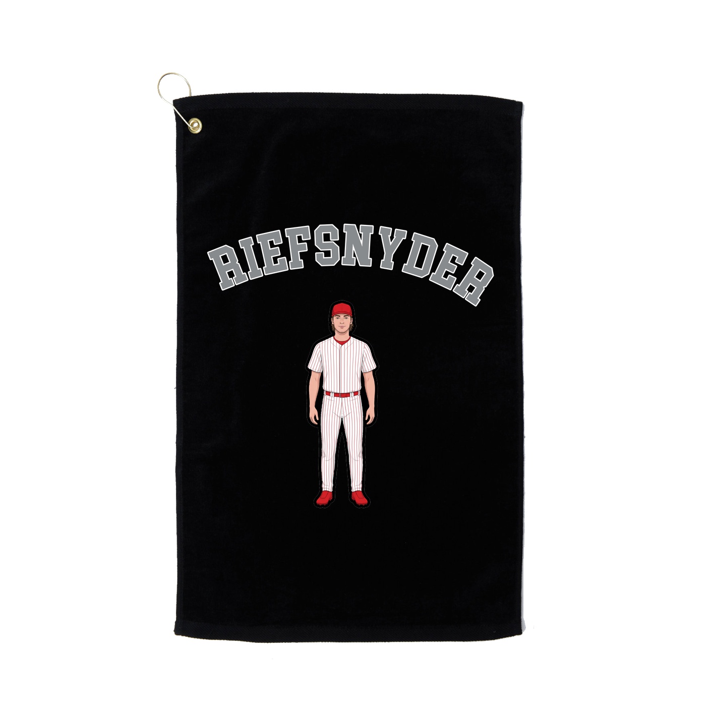 Golf Towel — Shirsey Arch in Black