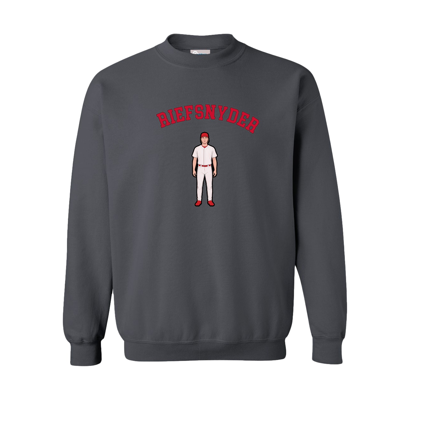 Fleece Crew — Shirsey Arch in Grey