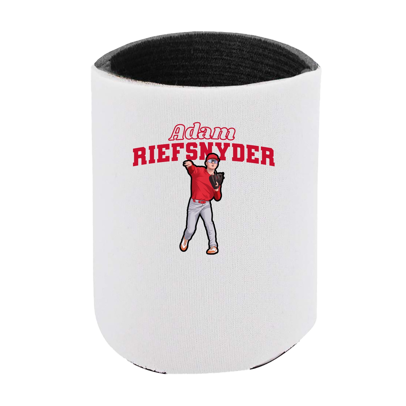 Can Holder — Name Arch in White