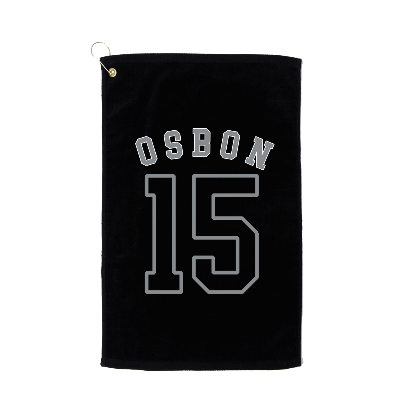 Golf Towel — Shirsey Arch in Black