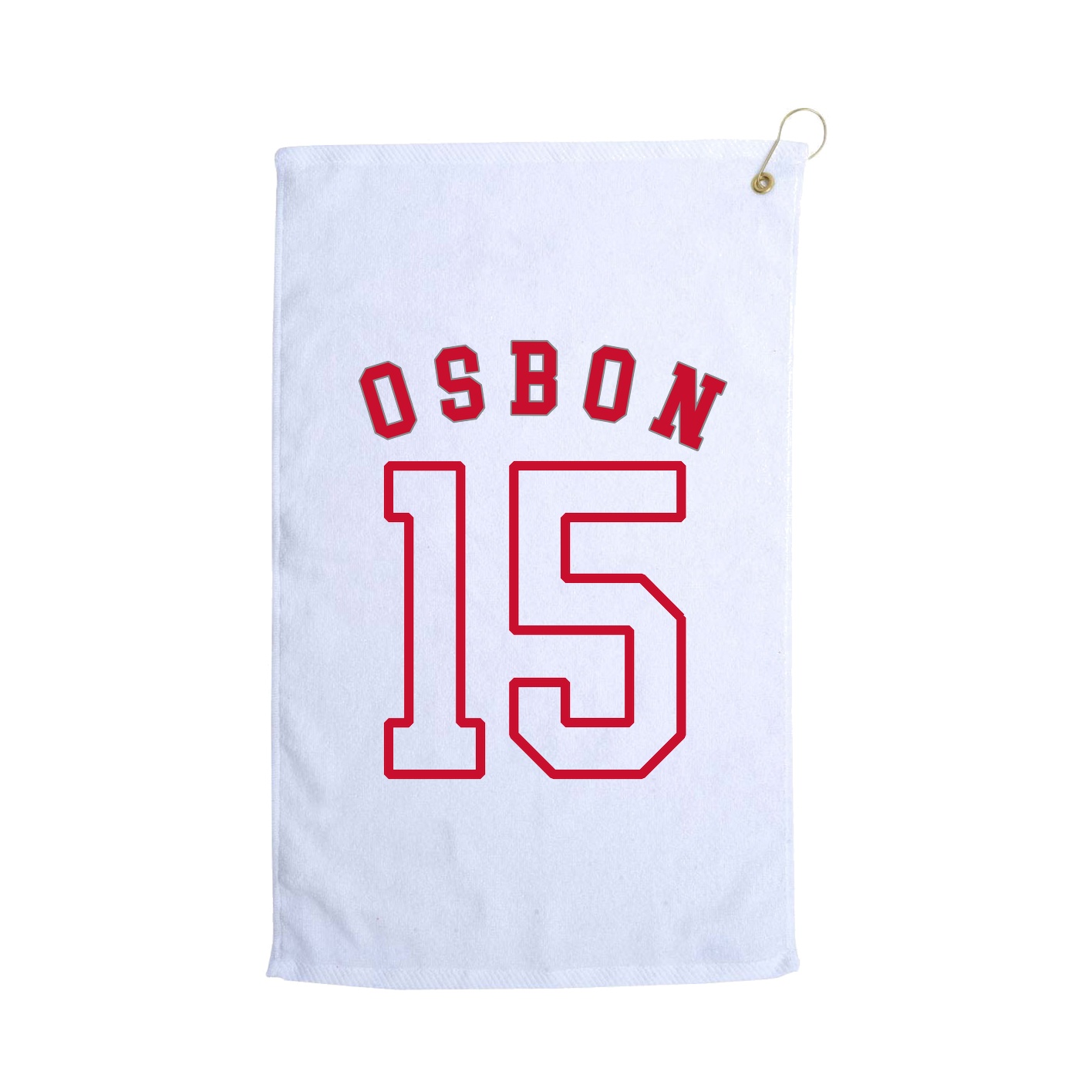 Golf Towel — Shirsey Arch in White