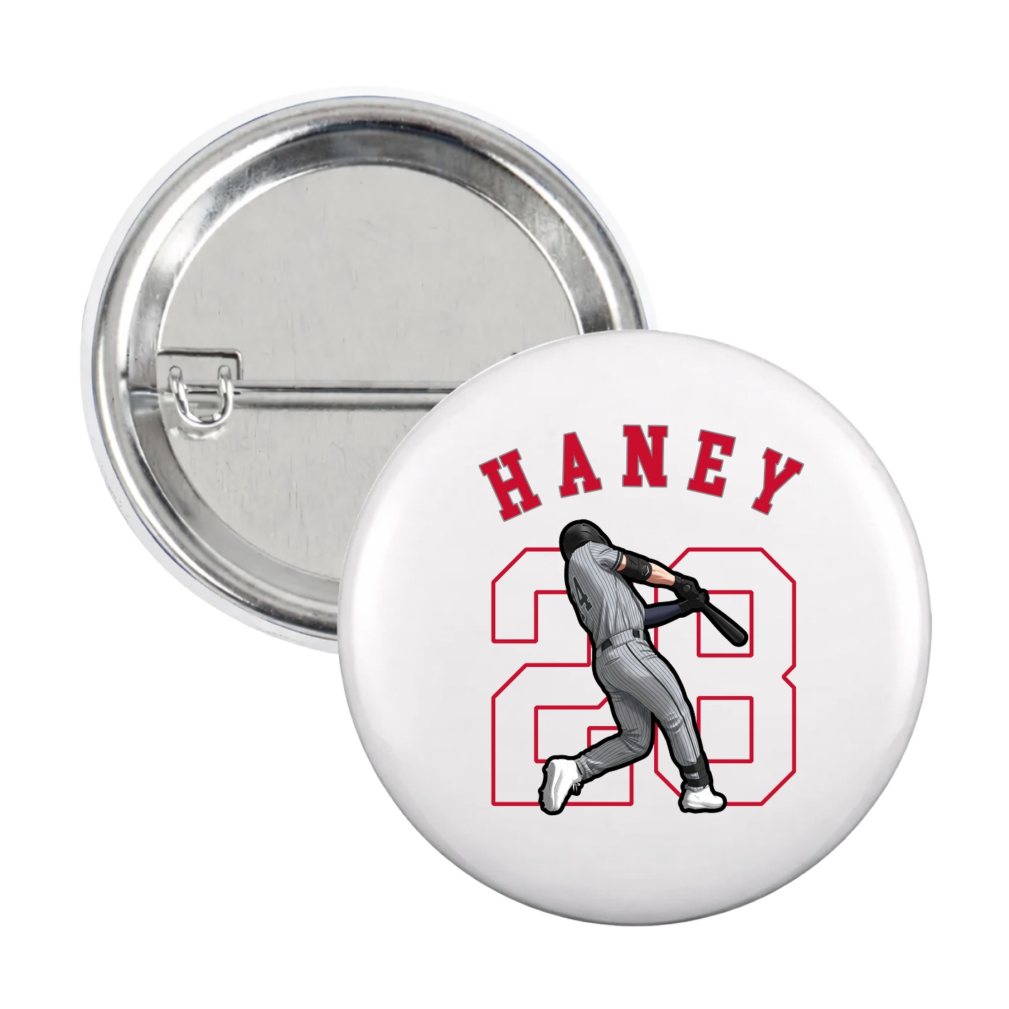 Game Day Button — Shirsey Arch in White