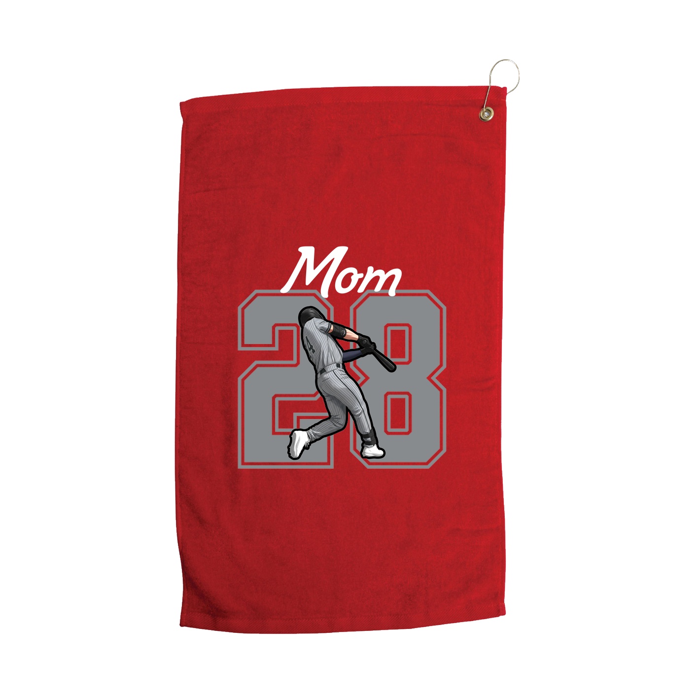 Golf Towel — Mothers Day Shirsey in Red