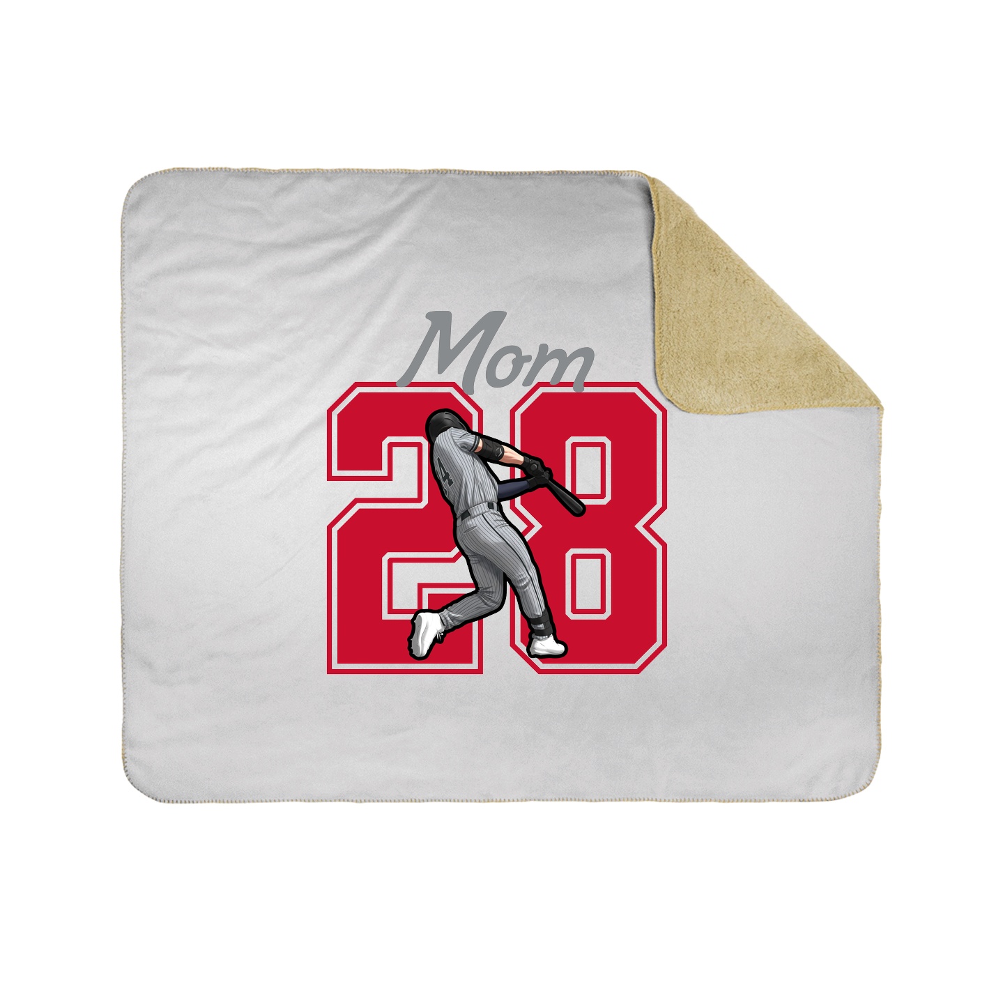 Throw Blanket — Mothers Day Shirsey in White