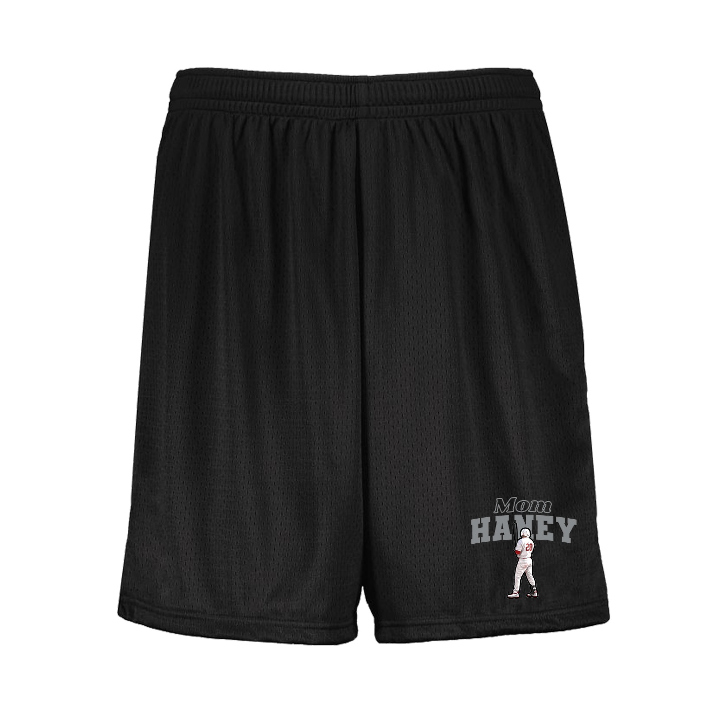 Shorts — Mothers Day Block in Black
