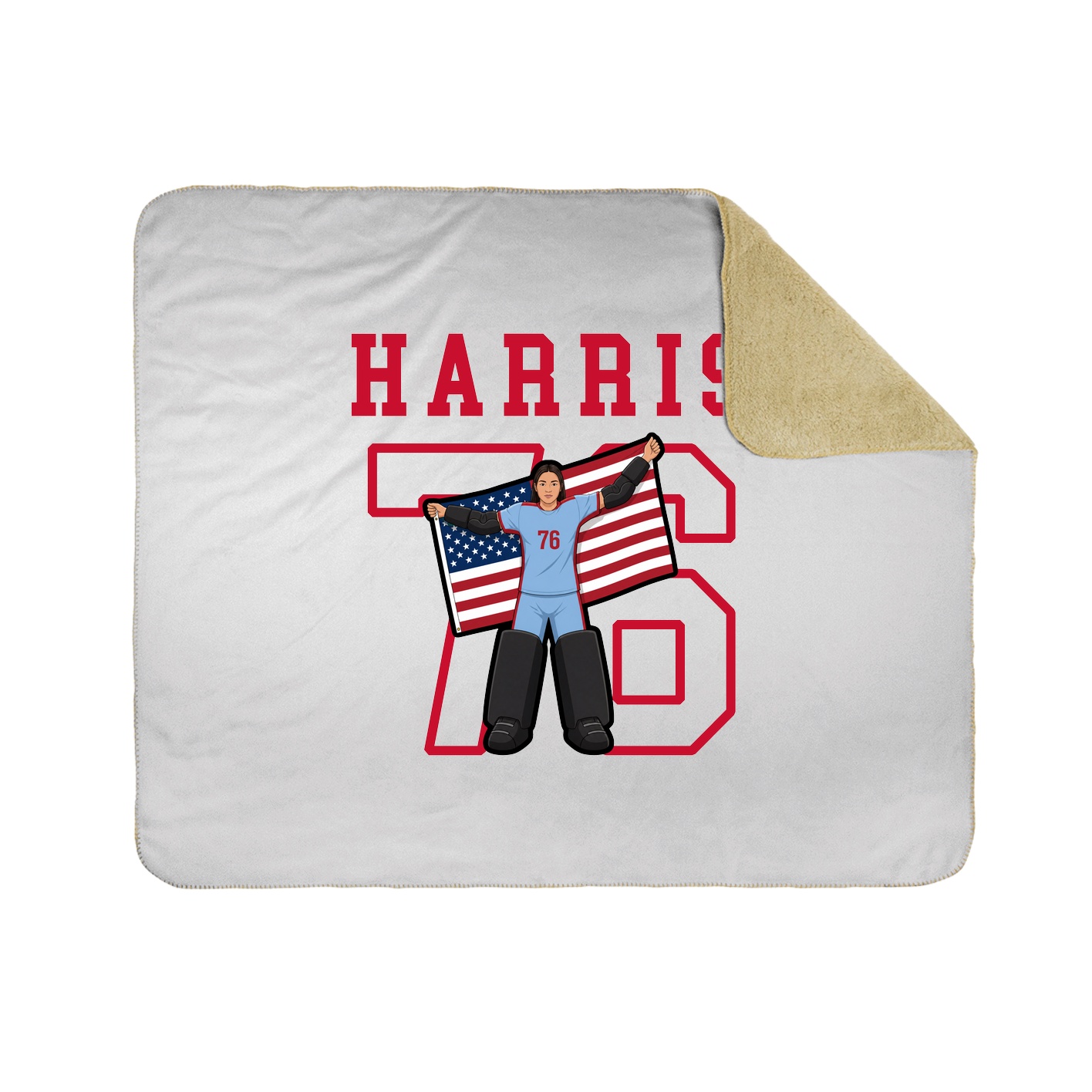 Throw Blanket — Shirsey in White
