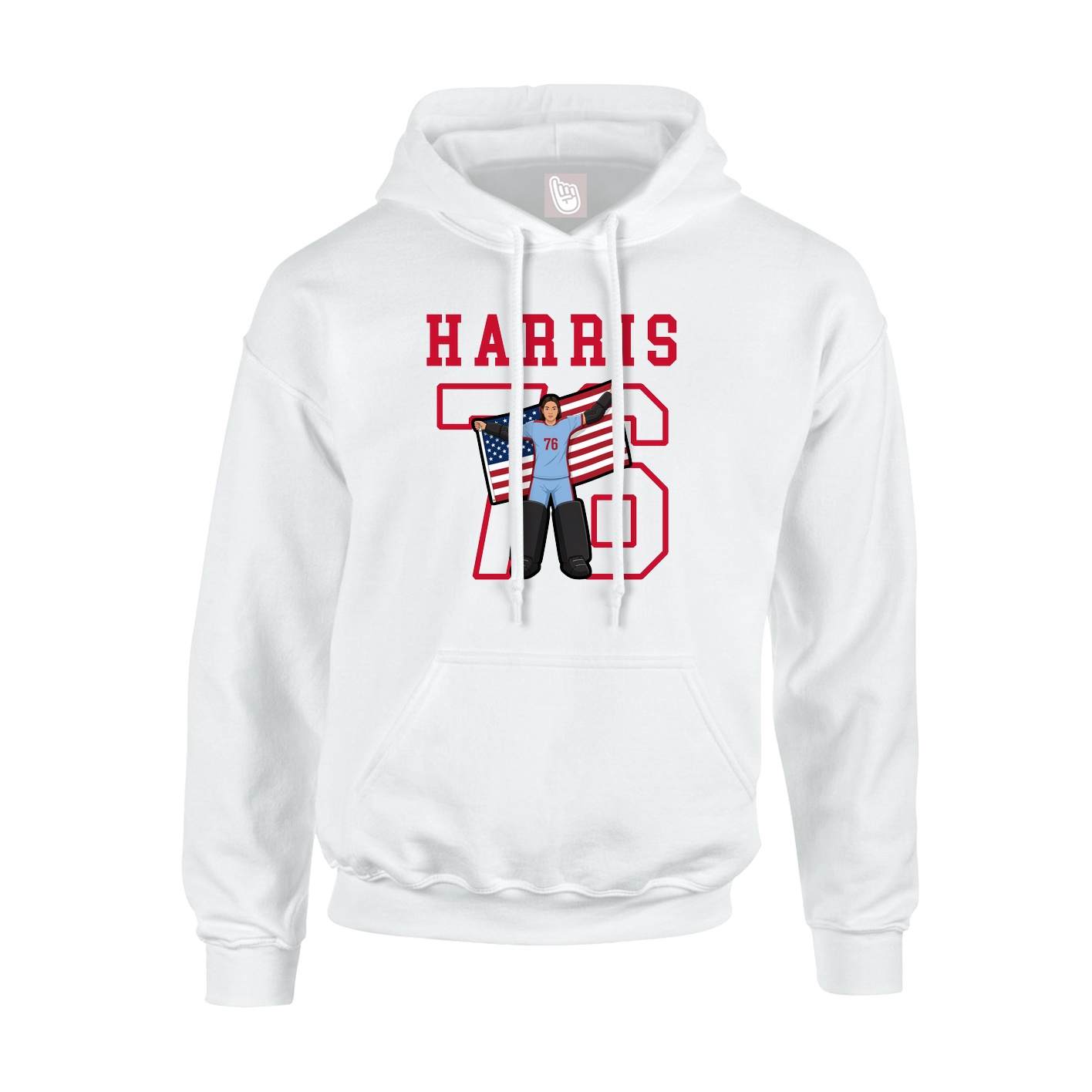 Hoodie — Shirsey in White