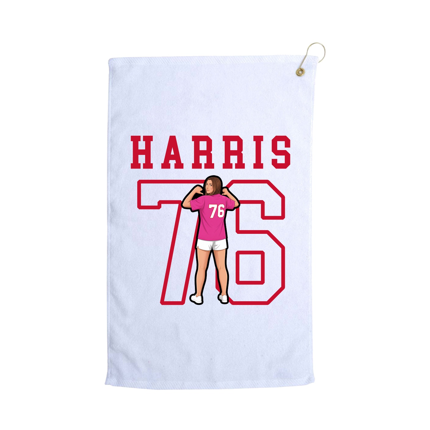 Golf Towel — Shirsey in White