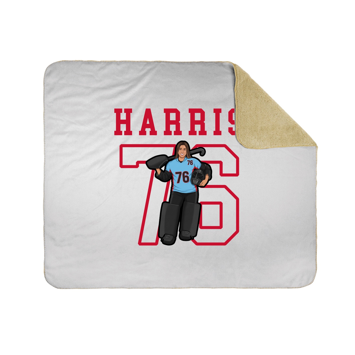 Throw Blanket — Shirsey in White